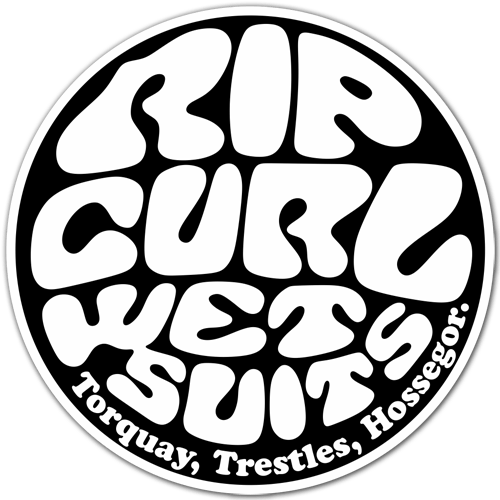 The first ever rip curl logo/ typography